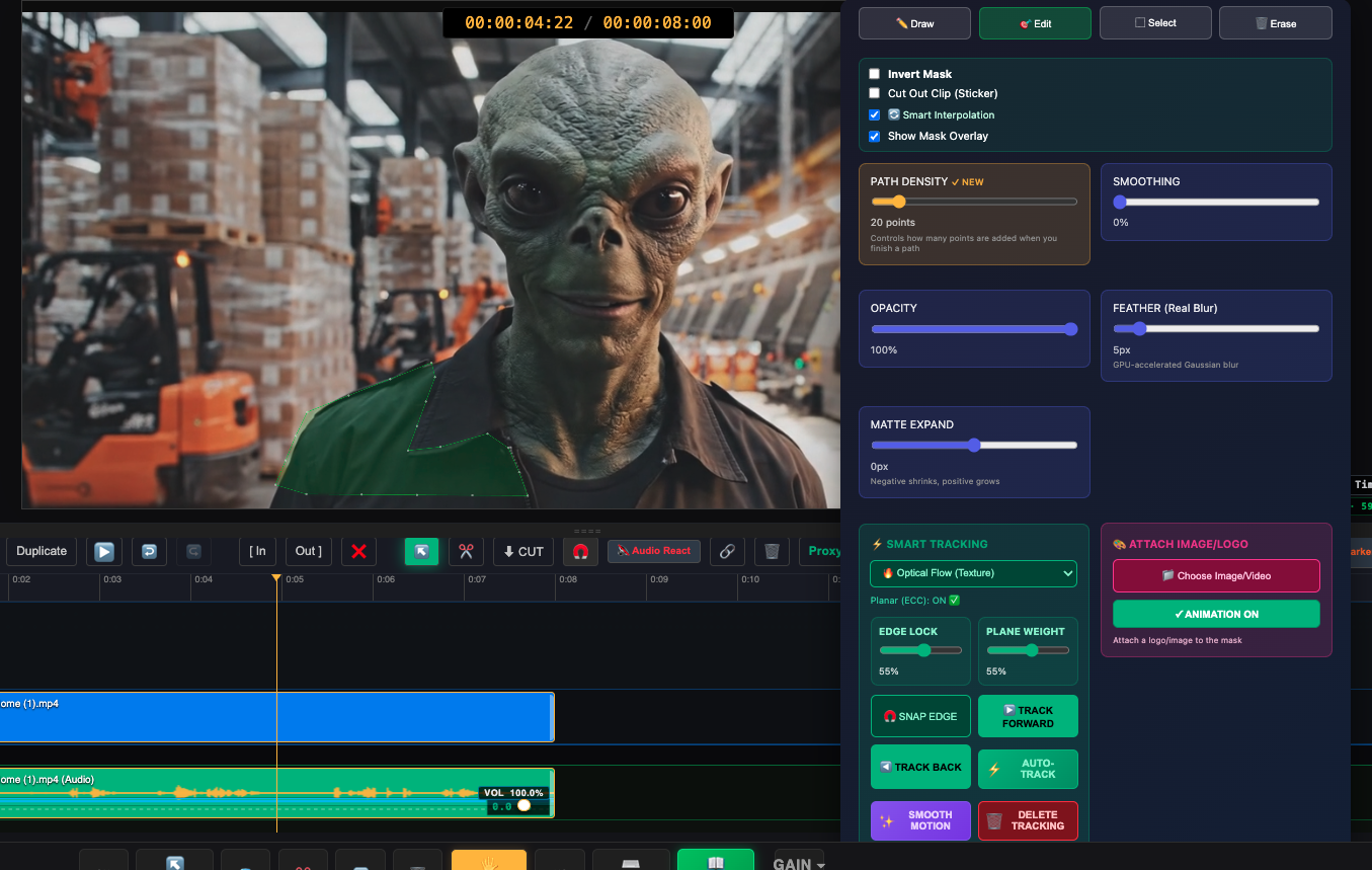 Mask tool